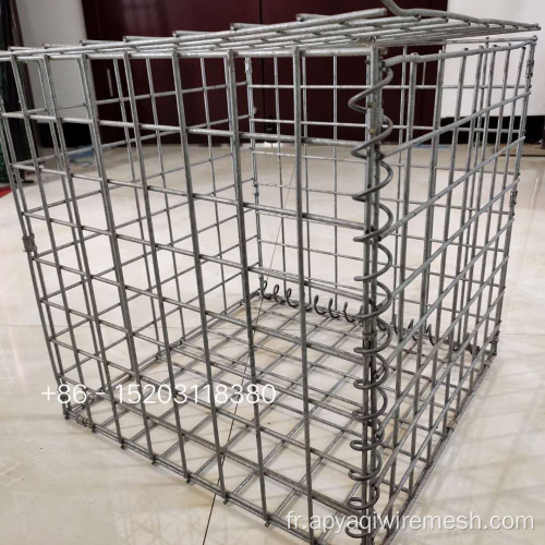 Panier de gabion de paroi gabion soudée